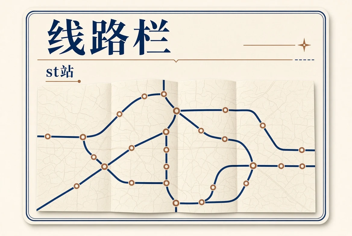 线路栏主题路线图